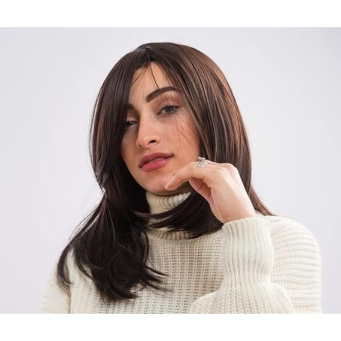 DILLARDS Heated Machine Washable Straightener Medium Wig - Image 1